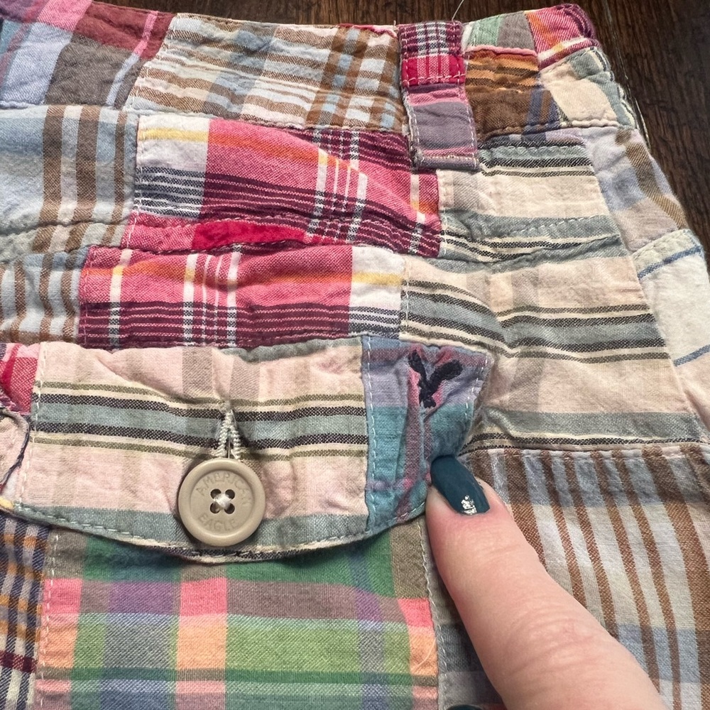American Eagle Madras Skirt Size 0 - Picture 3 of 6